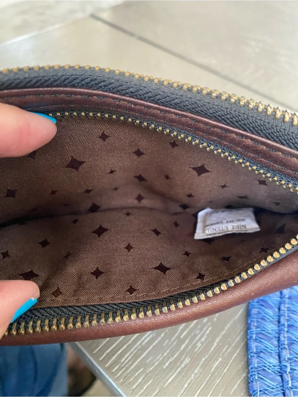 Fossil Explorer Flap Clutch Leather Wallet Espresso Brown Organizer 2 Zip SL3246